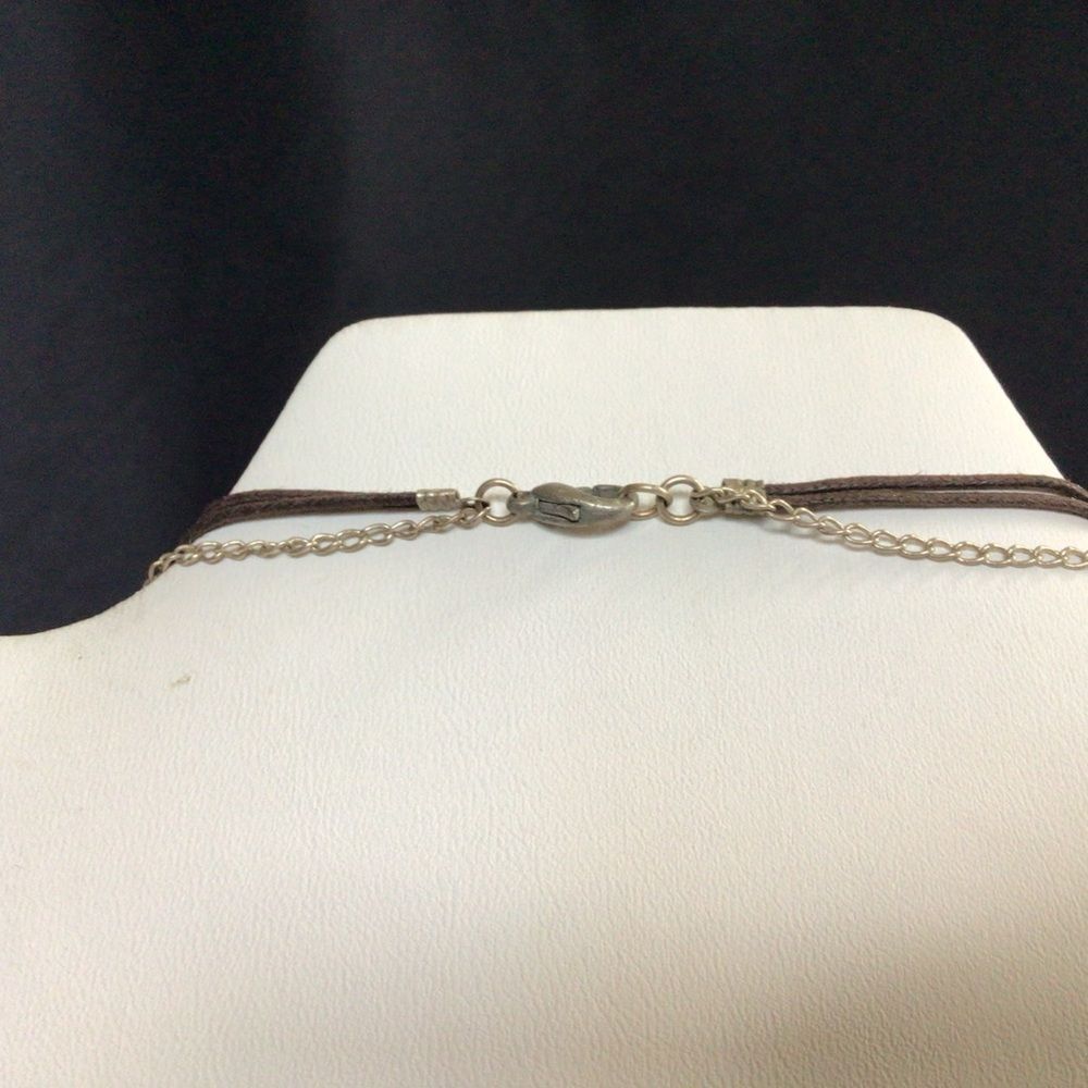 Vintage Silver Orange Charm Necklace - Picture 4 of 5